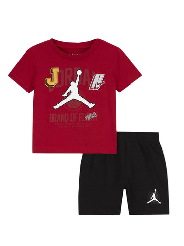 Tute a manica corta Bambini Unisex Jordan - Gym 2 Ft Short Set - Nero