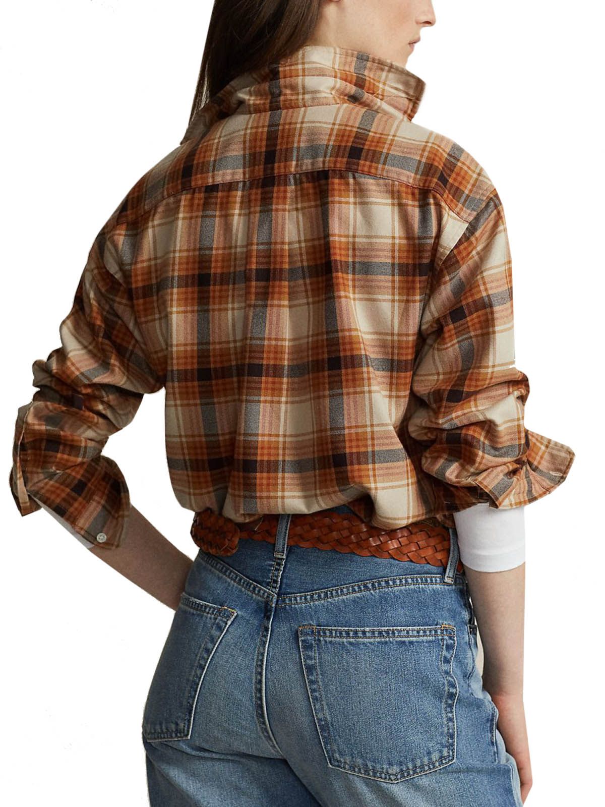 Bluse e camicie Donna Ralph Lauren - Rmsy Plaid Classic Fit Shirt - Beige