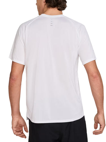 T-shirt Uomo Nike - T-Shirt Da Running A Manica Corta In Dri-Fit - Bianco
