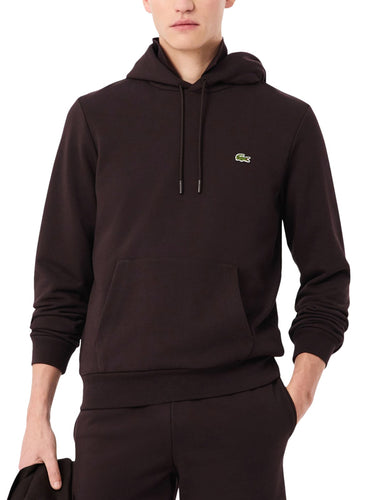 Felpe con cappuccio Uomo Lacoste - Felpa Con Cappuccio - Marrone