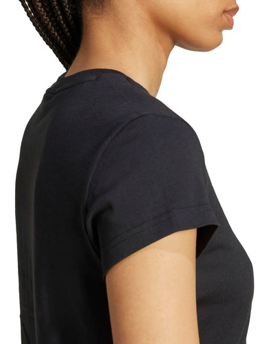T-shirt Donna Adidas - T-Shirt Essentials Slim - Nero