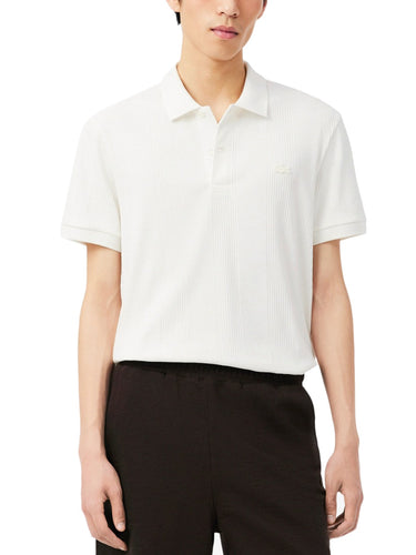 Polo Uomo Lacoste - Polo A Coste Classic Fit - Avorio