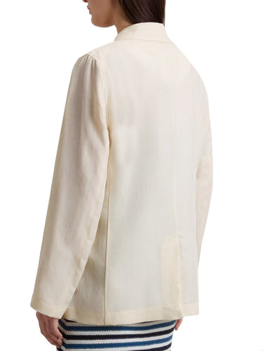 Giacche Donna Woolrich - Blazer In Viscosa E Lino - Beige