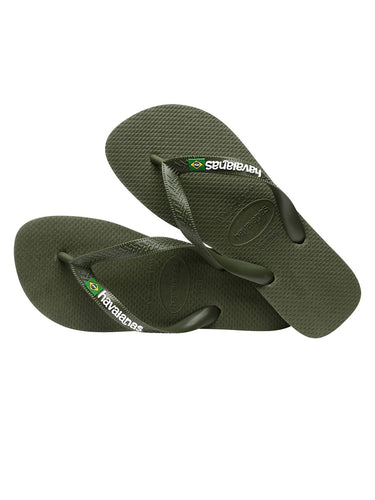 Infradito Uomo Havaianas - Brasil Logo - Verde
