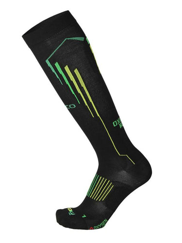 Calze Unisex Mico - Calza Run Lunga Light Weight Compression Oxi-Jet - Nero