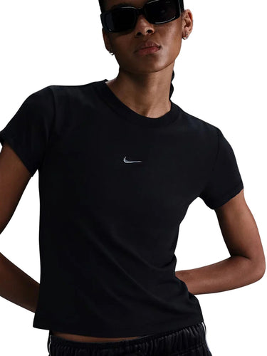 T-shirt Donna Nike - T-Shirt Sportswear Crop - Nero