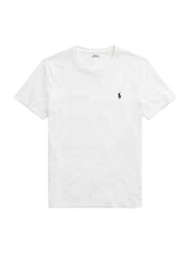 T-shirt Uomo Ralph Lauren - Maglietta In Jersey Custom Slim-Fit - Bianco