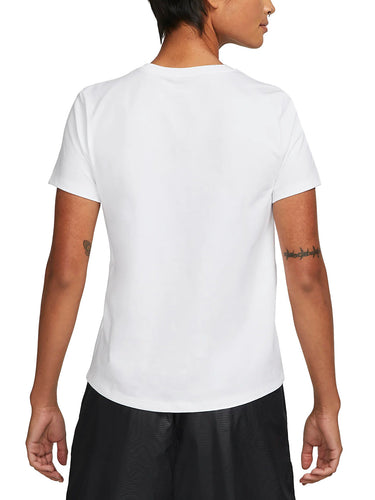 T-shirt Donna Nike - T-Shirt Con Logo Sportswear Essential Icon Futura - Bianco