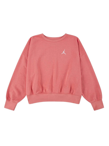 Felpe senza cappuccio Ragazzi Unisex Jordan - Felpa Brooklyn Essentials - Rosa