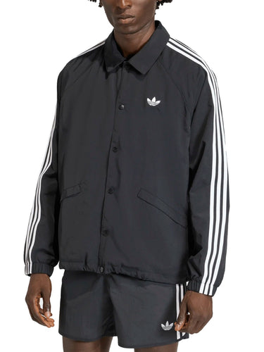 Giacche Uomo Adidas - Giacca 3 Stripes Coach - Nero
