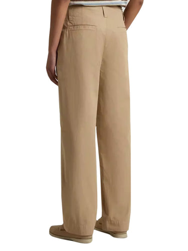 Pantaloni Donna Woolrich - Poplin Carrot Pants - Bianco