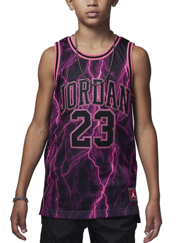 Canotte Ragazzo Jordan - Aop Jersey Canotta Da Gioco - Nero