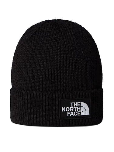 Berretti in maglia Unisex The North Face - Berretto Con Risvolto E Logo Box Tnf - Nero