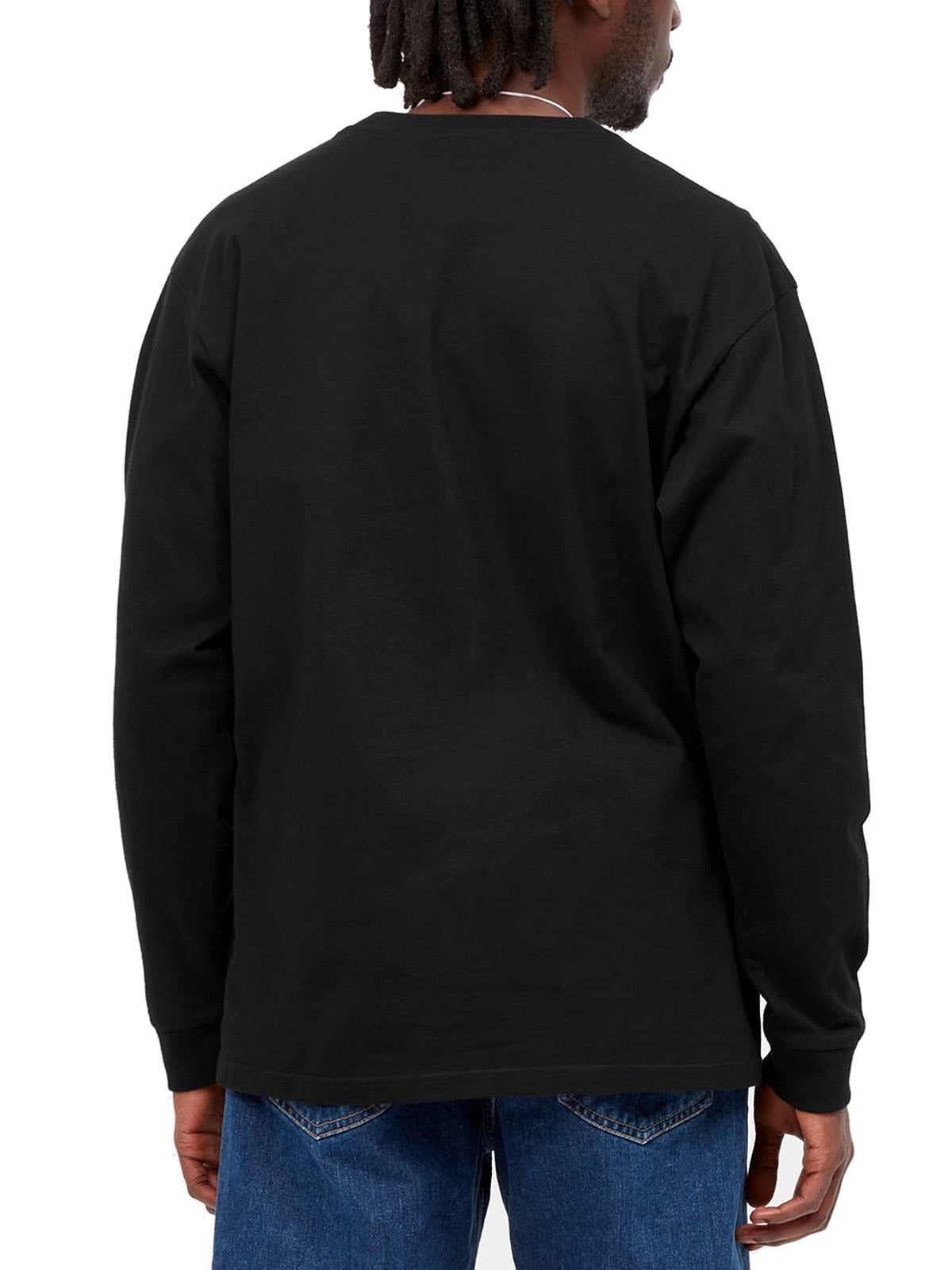 T-shirt Uomo Carhartt Wip - L/S Chase T-Shirt - Nero