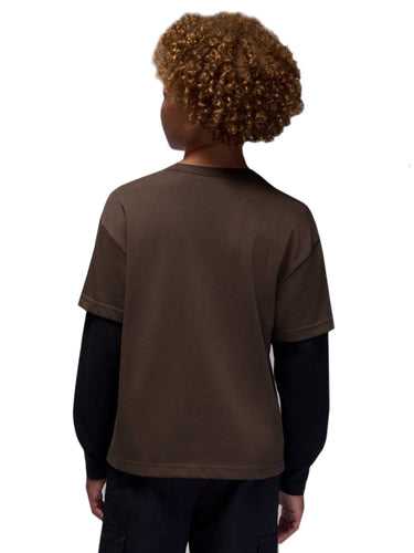 Maglie a manica lunga Ragazzo Jordan - T-Shirt Giordania Mvp - Marrone