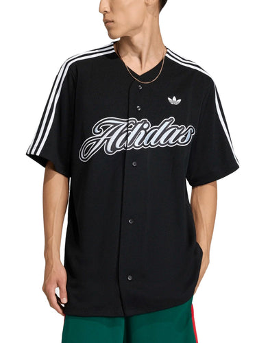 T-shirt Uomo Adidas - Jersey 3 Stripes - Nero