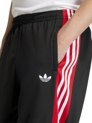Pantaloni Uomo Adidas - Pantaloni Sportivi Mesh Loose - Nero