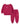 Tute a manica lunga Bambina Nike - Nike Essential Fleece Crew Set - Fucsia