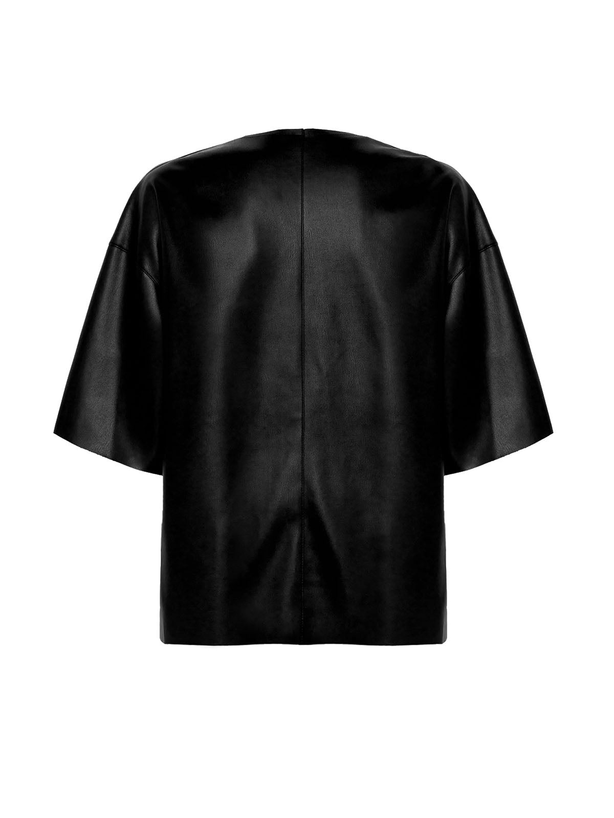 Bluse e camicie Donna Alpha Studio - T-Shirt M/G Ecopelle - Nero