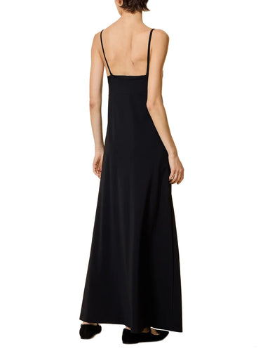 Vestiti casual Donna RRD - Surflex Light Long Wom Dress - Nero