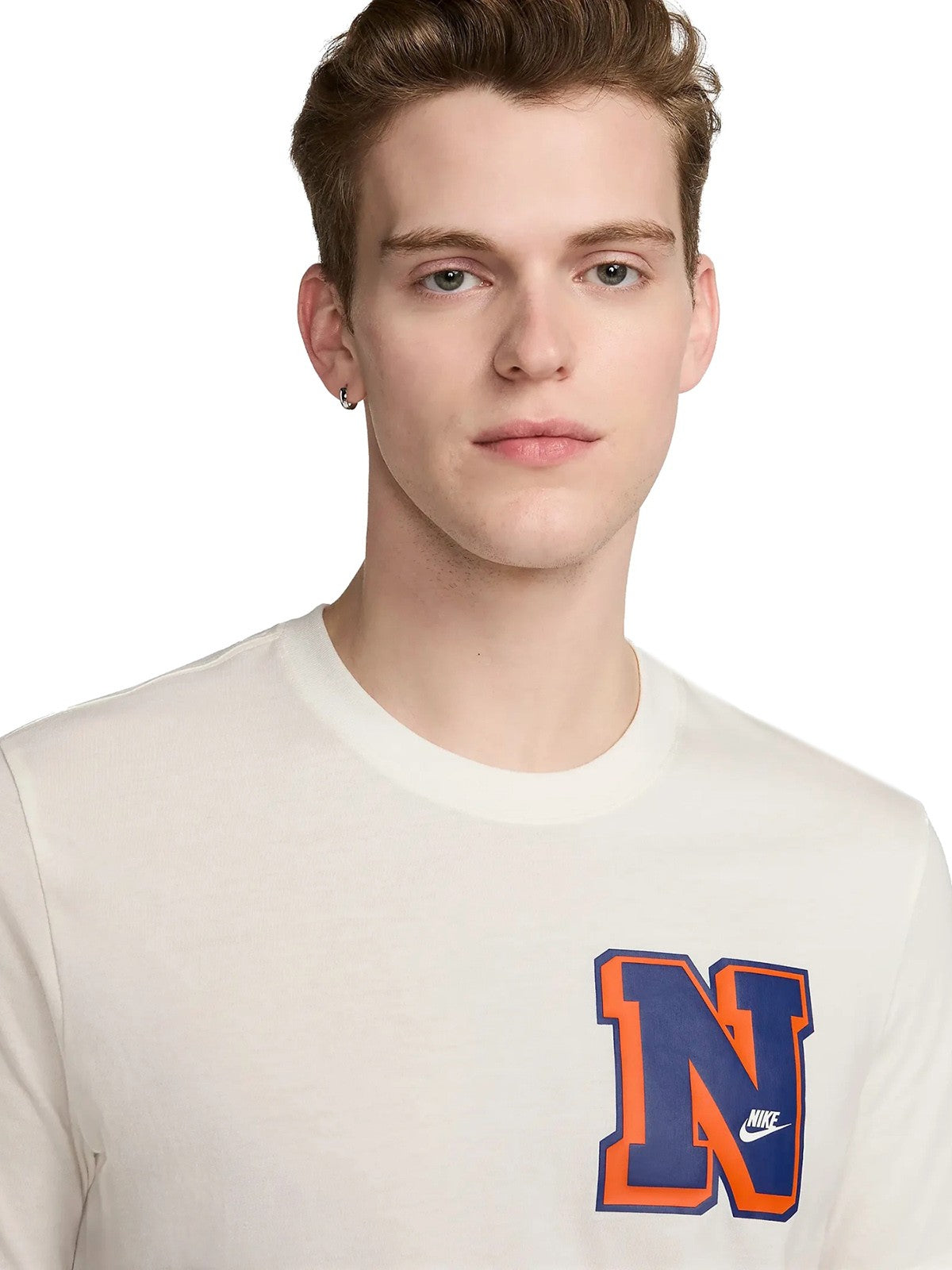T-shirt Uomo Nike - T-Shirt Sportswear Club Graphic - Avorio