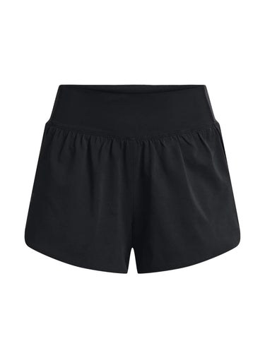 Pantaloncini Donna Under Armour - Shorts Ua Flex Woven 2-In-1 - Nero