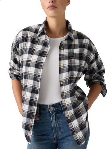 Bluse e camicie Donna Levi's - Camicia A Quadri In Flanella - Bianco