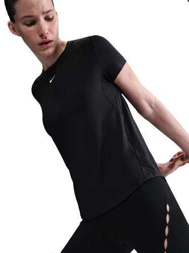 T-shirt Donna Nike - Top A Manica Corta In Dri-Fit - Nero
