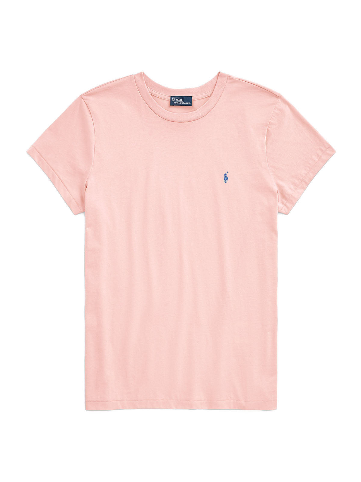 T-shirt Donna Ralph Lauren - Maglietta Girocollo In Jersey Di Cotone - Rosa