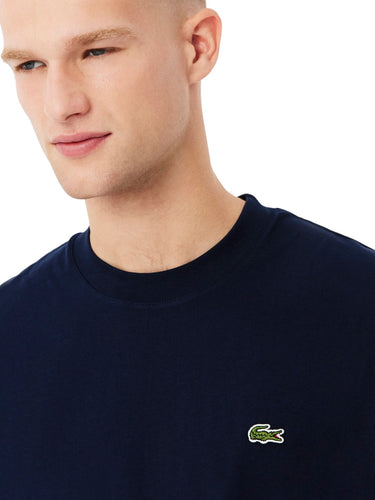 T-shirt Uomo Lacoste - T-Shirt In Cotone - Blu