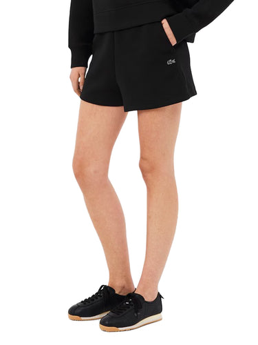 Pantaloncini Donna Lacoste - Short In Jersey Double Face - Nero