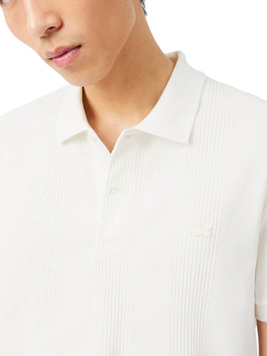 Polo Uomo Lacoste - Polo A Coste Classic Fit - Avorio