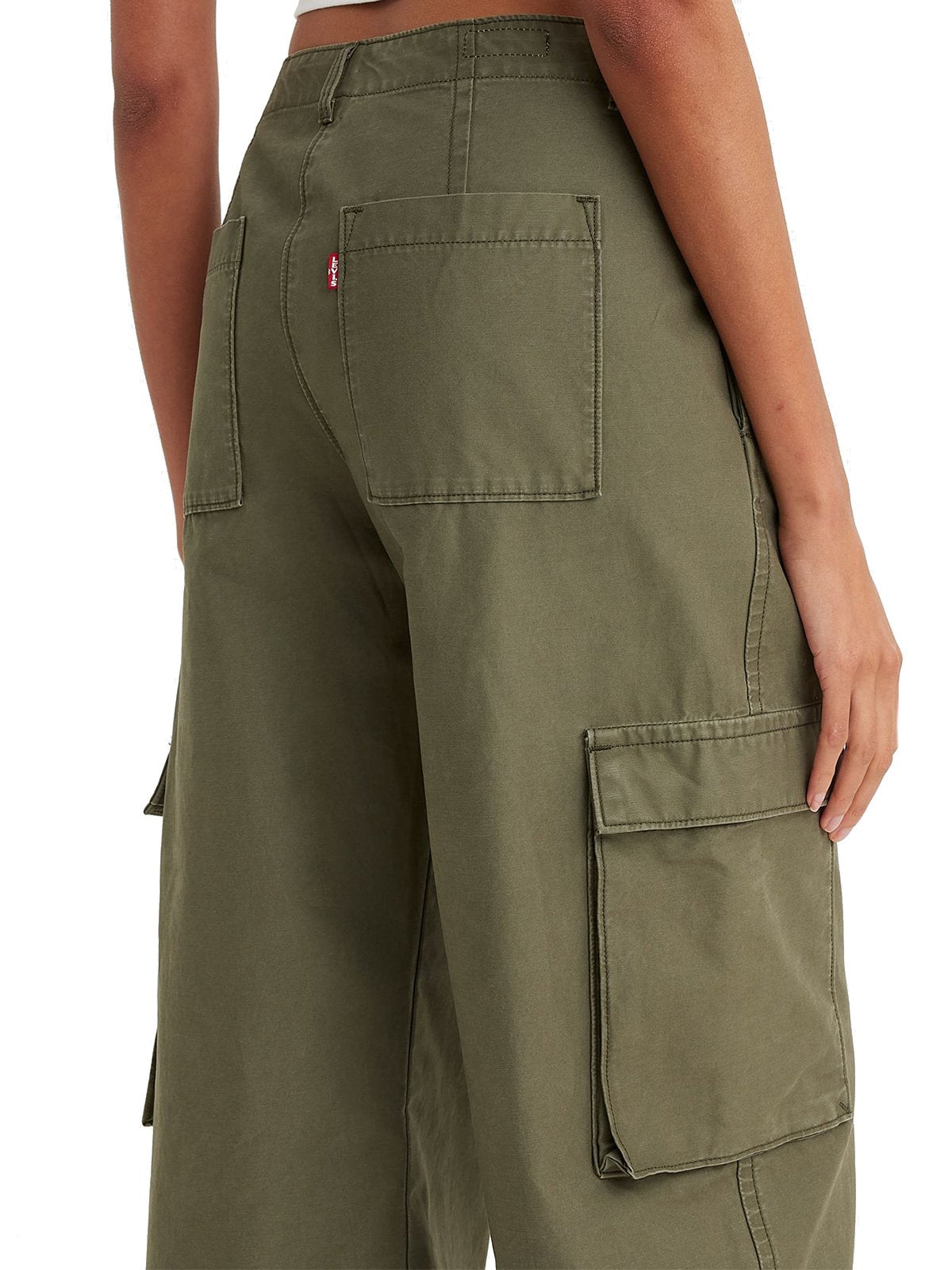 Pantaloni Donna Levi's - Baggy Cargo Oversize Pant - Verde