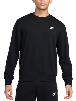 Felpe senza cappuccio Uomo Nike - Maglia A Girocollo In French Terry - Nero