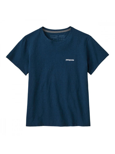 T-shirt Donna Patagonia - Women's P-6 Logo Responsibili-Tee® - Blu