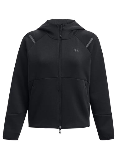 Felpe Donna Under Armour - Maglia Ua Unstoppable Fleece Full-Zip - Nero