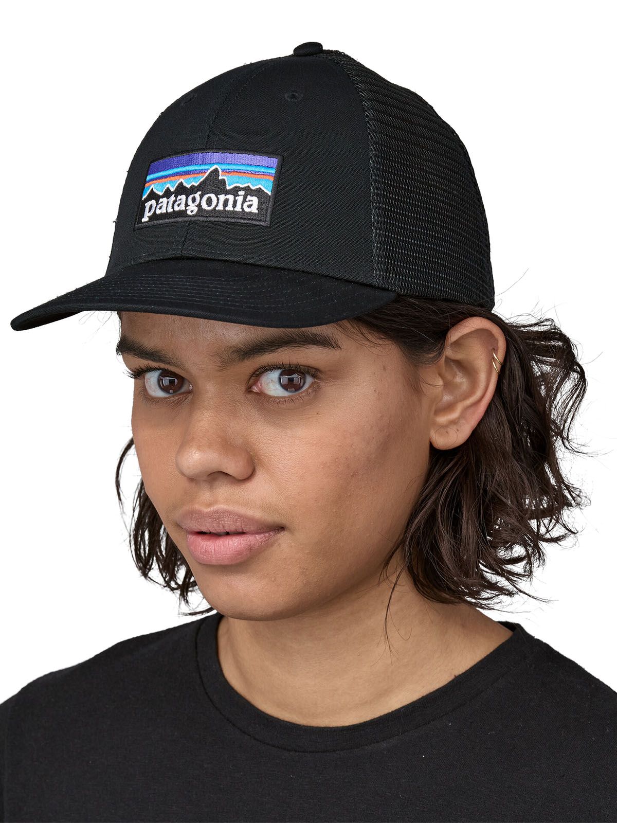 Cappellini da baseball Unisex Patagonia - P-6 Logo Lopro Trucker Hat - Nero