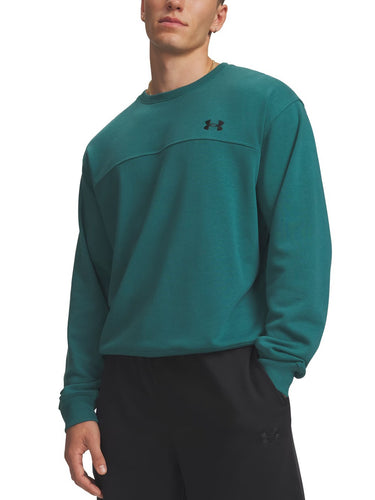 Felpe senza cappuccio Uomo Under Armour - Felpa Girocollo Ua Rival Lightweight - Verde