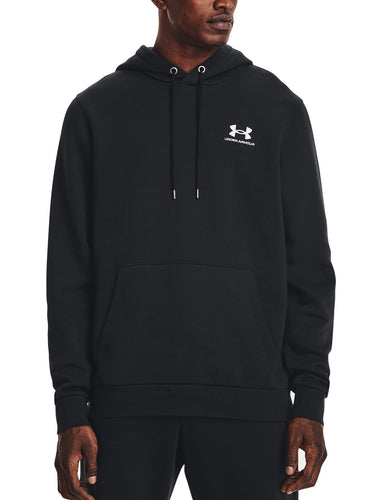 Felpe Uomo Under Armour - Felpa Con Cappuccio Ua Icon Fleece - Nero