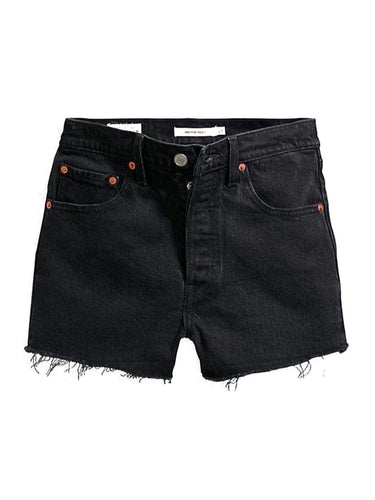 Bermuda Donna Levi's - Levi's® Women's Ribcage Shorts - Nero