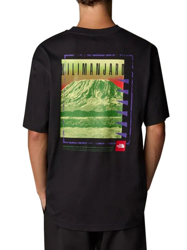 T-shirt Uomo The North Face - Unisex Axys Oversized Tee - Nero