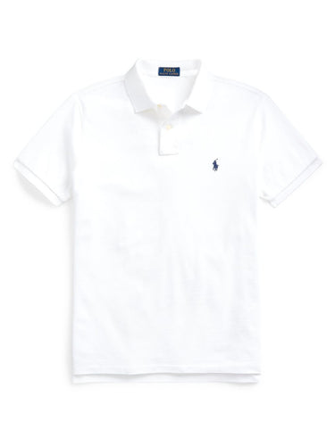 Polo Uomo Ralph Lauren - Polo In Piqué Custom Slim-Fit - Bianco