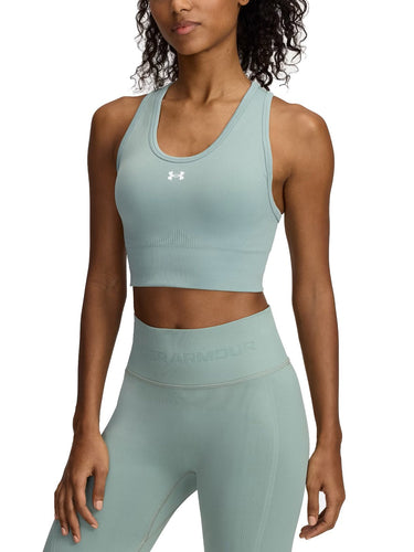 Reggiseni sportivi Donna Under Armour - Top Sportivo Ua Vanish Seamless Mid - Verde