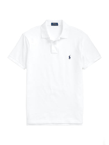 Polo Uomo Ralph Lauren - Polo In Piqué Slim-Fit - Bianco