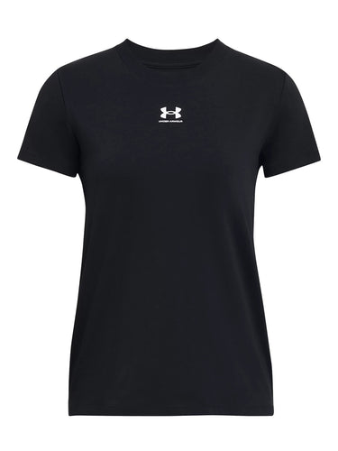 T-shirt Donna Under Armour - Maglia A Maniche Corte Ua Rival Core - Nero