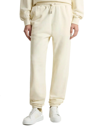 Pantaloni Donna Woolrich - Pantaloni In Puro Cotone - Avorio
