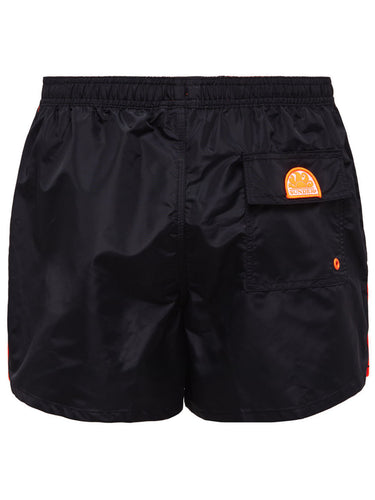 Pantaloncini e calzoncini Uomo Sundek - Costume Da Bagno Coltrane A Vita Elasticata Iconic - Nero
