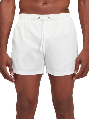 Pantaloncini e calzoncini Uomo Sundek - Costume Da Bagno Corto Con Vita Elasticata - Bianco