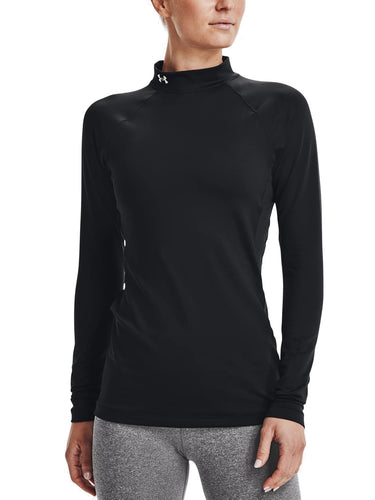 Maglie a manica lunga Donna Under Armour - Ua Authentics Mockneck - Nero