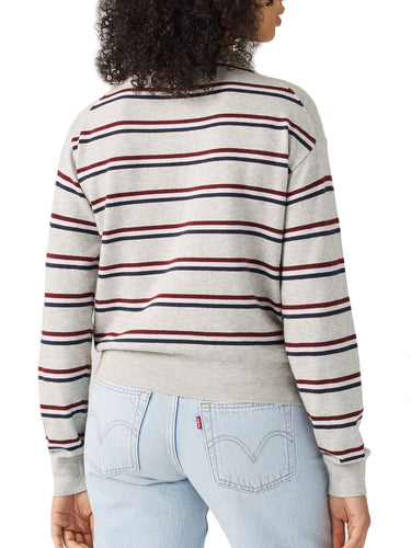 Polo Donna Levi's - Polo Supersoft Jade Stripe Light - Grigio